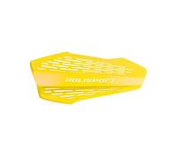POLISPORT 8308700004 - Paramanos MX FORCE 1 punto de fijación MX-Style fabricado en plástico con kit de montaje incluido compatible con todos los modelos de motocross/enduro en color amarillo