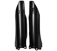 POLISPORT 8351200002 - Juego de protectores de horquilla fabricado en polipropileno resistente a los impactos sin herrajes compatible con motocicletas Kawasaki en color negro