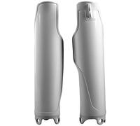 POLISPORT 8351700001 - Juego de protectores de horquilla fabricado en polipropileno resistente a los impactos sin herrajes compatible con motocicletas Honda en color blanco