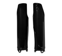 POLISPORT 8351700002 - Juego de protectores de horquilla fabricado en polipropileno resistente a los impactos sin herrajes compatible con motocicletas Honda en color negro