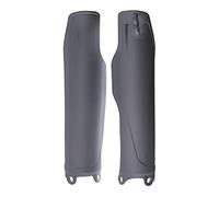 POLISPORT 8351800007 - Juego de protectores de horquilla fabricado en polipropileno resistente a los impactos sin herrajes compatible con motocicletas Kawasaki en color nardo gris