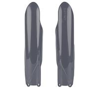 POLISPORT 8352000007 - Juego de protectores de horquilla fabricado en polipropileno resistente a los impactos sin herrajes compatible con motocicletas Yamaha en color nardo gris