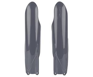 POLISPORT 8352000007 - Juego de protectores de horquilla fabricado en polipropileno resistente a los impactos sin herrajes compatible con motocicletas Yamaha en color nardo gris