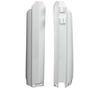 POLISPORT 8392000001 - Juego de protectores de horquilla fabricado en polipropileno resistente a los impactos sin herrajes compatible con motocicletas Yamaha en color blanco