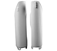 POLISPORT 8394000001 - Juego de protectores de horquilla fabricado en polipropileno resistente a los impactos sin herrajes compatible con motocicletas Honda en color blanco