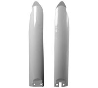 POLISPORT 8395000001 - Juego de protectores de horquilla fabricado en polipropileno resistente a los impactos sin herrajes compatible con motocicletas Kawasaki en color blanco