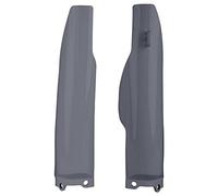 POLISPORT 8398000007 - Juego de protectores de horquilla fabricado en polipropileno resistente a los impactos sin herrajes compatible con motocicletas Kawasaki en color nardo gris