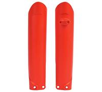 Polisport 8398600010 - Juego de Protectores de Horquilla Fabricado en Polipropileno Resistente a los Impactos sin herrajes Compatible con Motocicletas KTM en Color Naranja