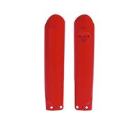 POLISPORT 8398600016 - Juego de protectores de horquilla fabricado en polipropileno resistente a los impactos sin herrajes compatible con motocicletas GAS GAS en color rojo