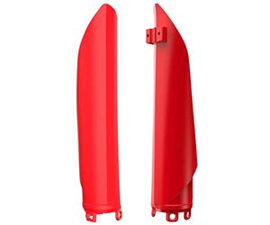 POLISPORT 8398700001 - Juego de protectores de horquilla fabricado en polipropileno resistente a los impactos sin herrajes compatible con motocicletas BETA en color rojo