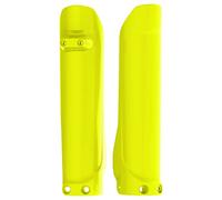 Polisport 8398900005 - Juego de Protectores de Horquilla Fabricado en Polipropileno Resistente a los Impactos sin herrajes Compatible con Motocicletas Husqvarna en Color Amarillo