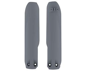 POLISPORT 8399100004 - Juego de protectores de horquilla fabricado en polipropileno resistente a los impactos sin herrajes compatible con motocicletas BETA en color nardo gris