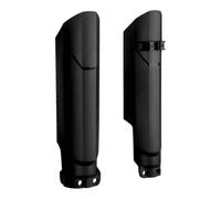 POLISPORT 8399300003 - Protector de horquilla envolvente completo fabricado en plástico resistente a los impactos con motocicletas KTM, HUSQVARNA, GAS GAS, SHERCO en color Negro