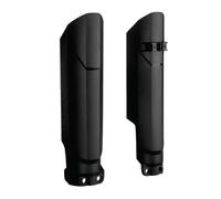 POLISPORT 8399300003 - Protector de horquilla envolvente completo fabricado en plástico resistente a los impactos con motocicletas KTM, HUSQVARNA, GAS GAS, SHERCO en color Negro