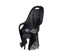 POLISPORT 8408200002 - Silla Trasera KOARI para Bicicleta con Ruedas de 26'' a 29'' Apta para niños con Peso máximo de 22kg con Anclaje en el portaequipajes en Color Negro/Gris