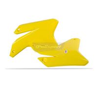 Polisport 8411400001 - Tapas de Radiador Resistentes y duraderas Compatible con Motocicletas Suzuki en Color Amarillo