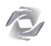 POLISPORT 8412200002 - Tapas de Radiador Resistentes y duraderas Compatible con Motocicletas Honda en Color Blanco