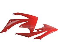 POLISPORT 8412700001 - Tapas de Radiador resistentes y duraderas compatible con motocicletas HONDA en color Rojo