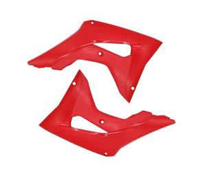 POLISPORT 8414800004 - Tapas de Radiador resistentes y duraderas compatible con motocicletas HONDA en color Rojo