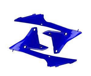 POLISPORT 8417200001 - Tapas de Radiador resistentes y duraderas compatible con motocicletas YAMAHA en color Azul