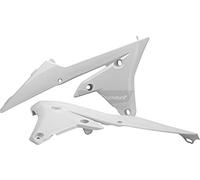 POLISPORT 8417200002 - Tapas de Radiador Resistentes y duraderas Compatible con Motocicletas Yamaha en Color Blanco
