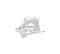POLISPORT 8417300002 - Tapas de Radiador Resistentes y duraderas Compatible con Motocicletas Kawasaki en Color Blanco