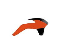 POLISPORT 8417400004 - Tapas de Radiador Resistentes y duraderas Compatible con Motocicletas KTM en Color Naranja/Negro
