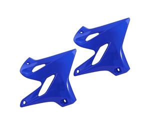 POLISPORT 8417500001 - Tapas de Radiador Resistentes y duraderas Compatible con Motocicletas Yamaha en Color Azul