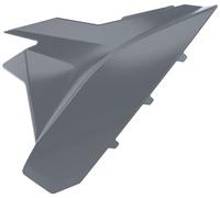 POLISPORT 8425600003 - Tapas caja filtro de aire resistentes y duraderas compatible con motocicletas BETA en color Gris