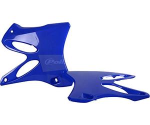 POLISPORT 8426000003 - Tapas de Radiador Resistentes y duraderas Compatible con Motocicletas Yamaha en Color Azul