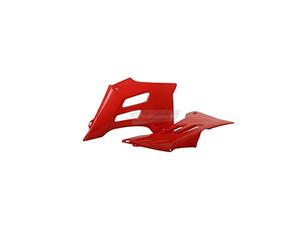 POLISPORT 8426500001 - Tapas de Radiador Resistentes y duraderas Compatible con Motocicletas Gas Gas en Color Rojo