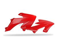 POLISPORT 8429900003 - Tapas de Radiador Resistentes y duraderas Compatible con Motocicletas Honda en Color Rojo