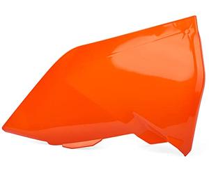POLISPORT 8448100001 - Tapas caja filtro de aire resistentes y duraderas compatible con motocicletas KTM en color Naranja