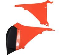 POLISPORT 8449700001 - Tapas caja filtro de aire resistentes y duraderas compatible con motocicletas KTM en color Naranja