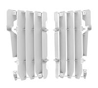Polisport 8454400002 - Juego de Protectores de radiador Fabricado en Polipropileno Resistente y Duradero sin herrajes Compatible con Motocicletas Beta RR en Color Blanco