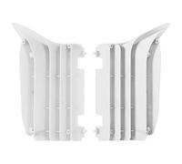 POLISPORT 8455500001 - Juego de protectores de radiador fabricado en polipropileno resistente y duradero sin herrajes compatible con motocicletas Yamaha en color blanco