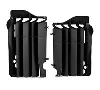 POLISPORT 8455700001 - Juego de protectores de radiador fabricado en polipropileno resistente y duradero sin herrajes compatible con motocicletas Honda en color negro