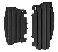 POLISPORT 8456000001 - Juego de protectores de radiador fabricado en polipropileno resistente y duradero sin herrajes compatible con motocicletas Kawasaki en color negro