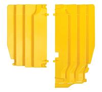 POLISPORT 8456100002 - Juego de protectores de radiador fabricado en polipropileno resistente y duradero sin herrajes compatible con motocicletas Suzuki en color amarillo