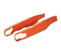 POLISPORT 8456500002 - Protector de basculante de poliamida resistente y duradero fácil de instalar compatible con motocicletas KTM en color naranja