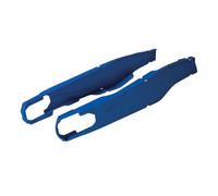 POLISPORT 8456500004 - Protector de basculante de poliamida resistente y duradero fácil de instalar compatible con motocicletas Husqvarna en color azul