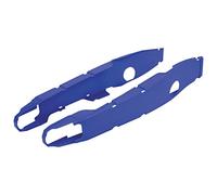 POLISPORT 8456700002 - Protector de basculante de poliamida resistente y duradero fácil de instalar compatible con motocicletas Yamaha en color azul