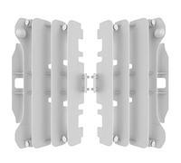 POLISPORT 8458100001 - Juego de protectores de radiador fabricado en polipropileno resistente y duradero sin herrajes compatible con motocicletas Yamaha en color blanco