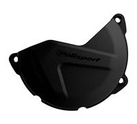 POLISPORT 8458400001 - Protector de tapa de embrague fabricado en poliamida resistente a los impactos compatible con motocicletas Yamaha en color negro