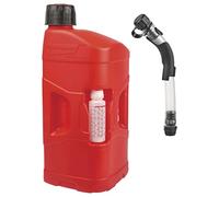 Polisport 8460000001 - ProOctane bidón de Gasolina de 20L homologado con Manguera de llenado Duradero y Resistente con tapón a Prueba de derrame en Color Rojo