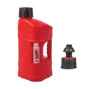 POLISPORT 8464600002 - ProOctane bidón de gasolina de 10L homologado con sistema de llenado rápido duradero y resistente con tapón a prueba de derrame en color rojo