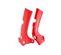 POLISPORT 8466400002 - Juego de protectores de chasis fabricados en plástico duradero y resistente a los impactos compatible con motocicletas Honda en color rojo