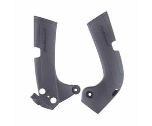 POLISPORT 8466400003 - Juego de protectores de chasis fabricados en plástico duradero y resistente a los impactos compatible con motocicletas Honda en color nardo gris