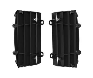 Polisport 8466800002 - Juego de Protectores de radiador Fabricado en Polipropileno Resistente y Duradero sin herrajes Compatible con Motocicletas KTM en Color Negro