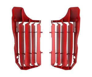POLISPORT 8466800005 - Juego de protectores de radiador fabricado en polipropileno resistente y duradero sin herrajes compatible con motocicletas GAS GAS en color rojo
